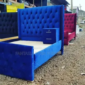 5x6 Deep Blue Chester Bed - Free Delivery