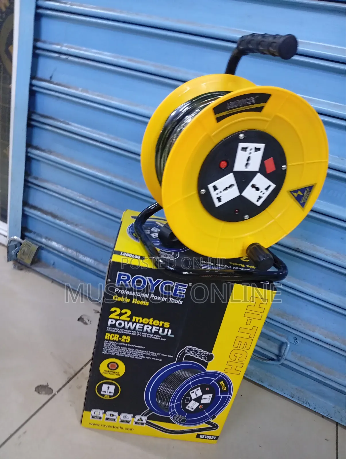 Royce Extension Cable Reel 22m