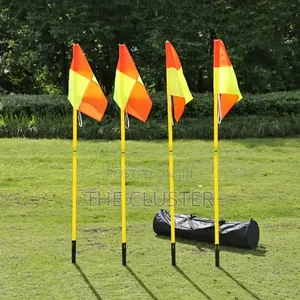 Muli Color Corner Flags 4 PCS With Spring