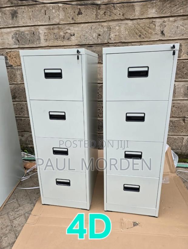 Metallic Key Lock 4_drawers Cabinet