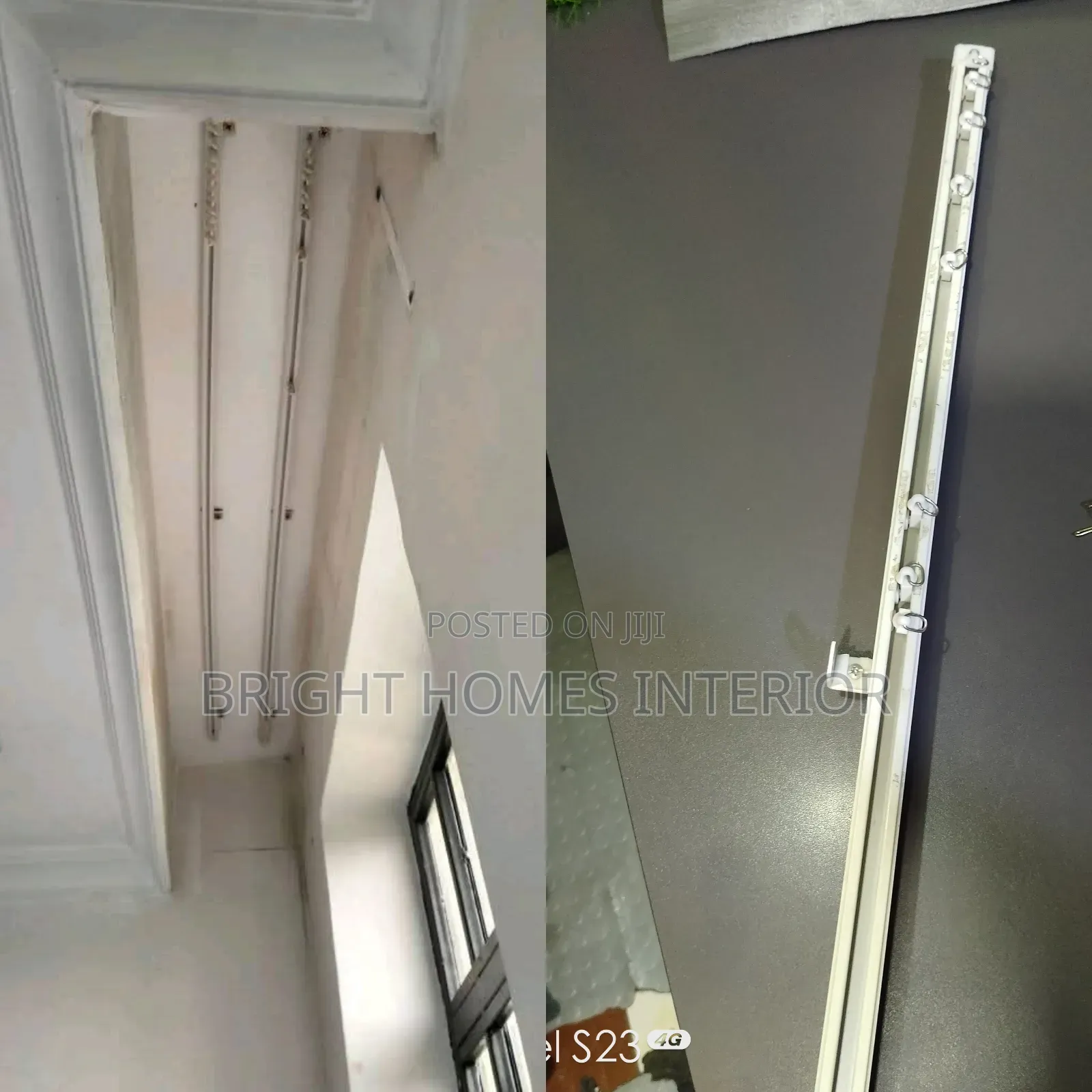 Single Rails Single Straight Curtain Rail