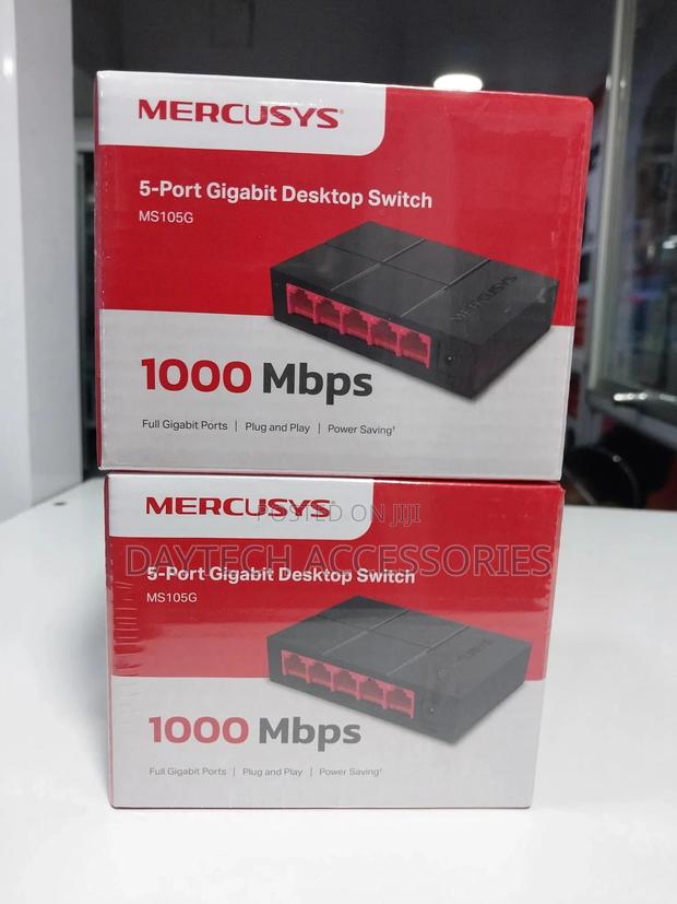 Mercusys Ms105g 5-Port Gigabit Unmanaged Desktop Switch - thumbnail 2