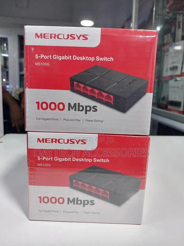 Mercusys Ms105g 5-Port Gigabit Unmanaged Desktop Switch