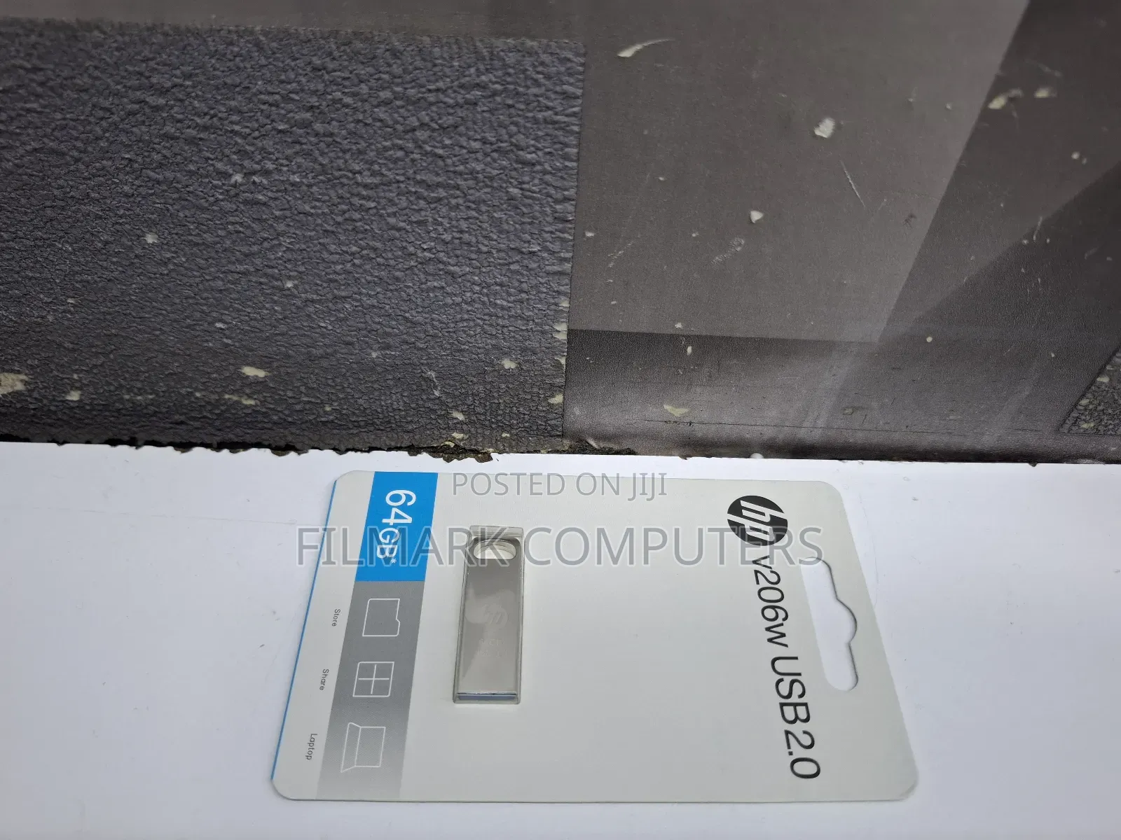Hp V206w 64gb Usb (2.0) Pen Drive (Anti-slip Grip, Silver) Flash Drive