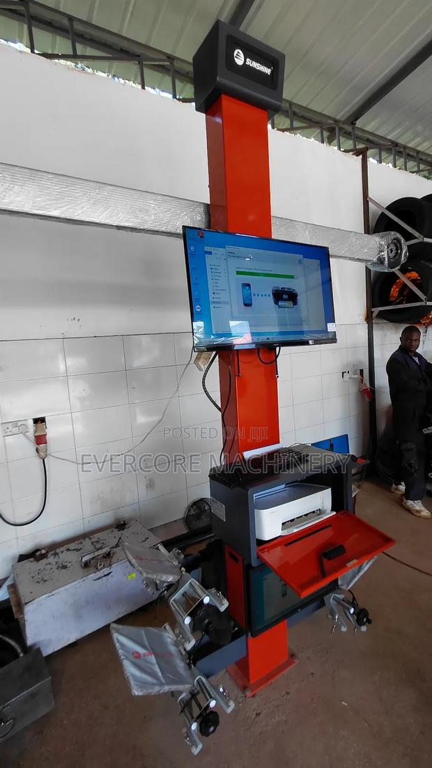 S-M5 3d Computerized Wheel Alignment Machine Brand New Latest. - thumbnail 2