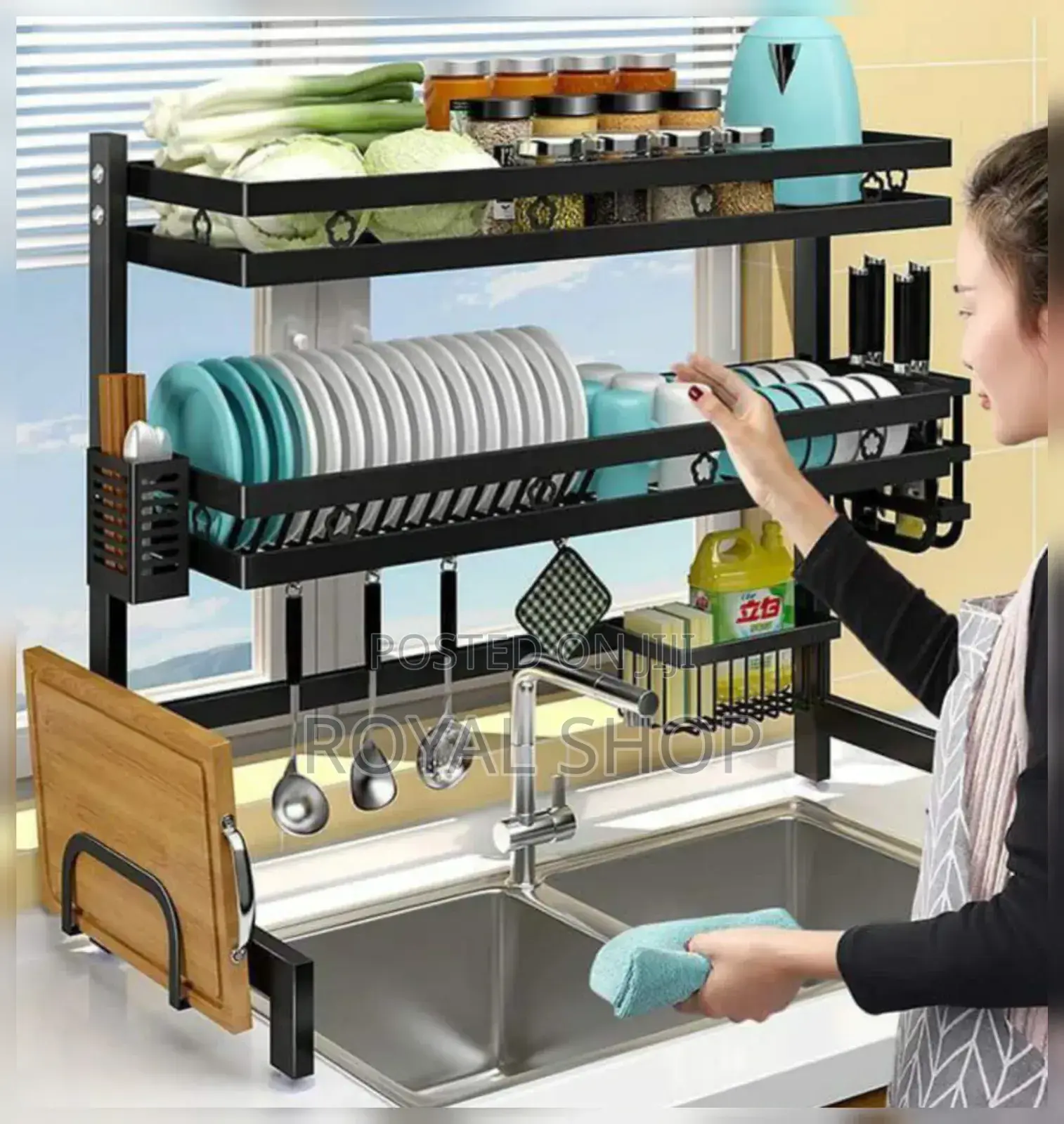 Double Over the Sink Dish Rack