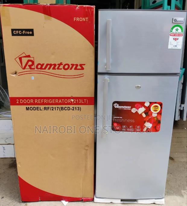 Ramtons Fridge Double Fridge 213litres Rf217