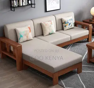 Home Sofa; Mahogany Frame 7-Seater Sofa Set With Matching Coffee Table