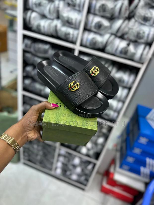 Double Sole Gucci Slides - main view