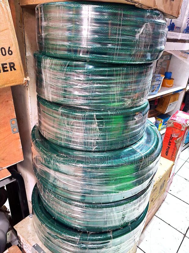 Green Braided Hose Pipe 1/2 Inches By 50 Metres