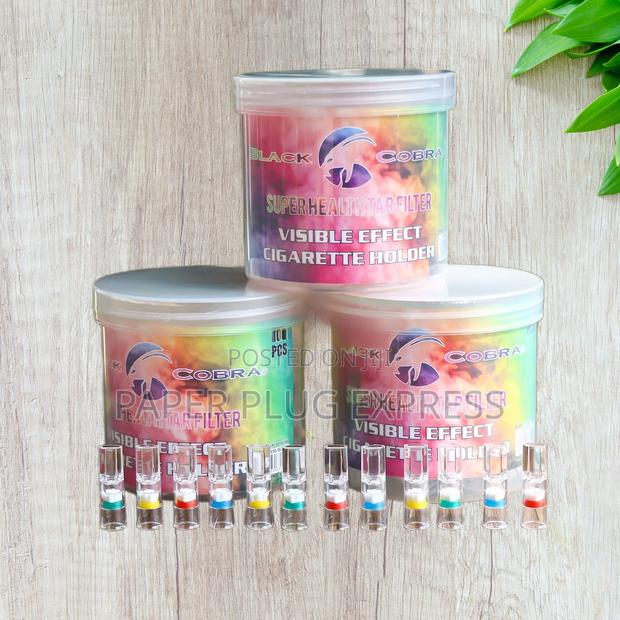 Transparent Disposable Smoking Filter Cartridge Dual-Purpose Coarse Ti - main view