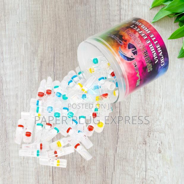 Transparent Disposable Smoking Filter Cartridge Dual-Purpose Coarse Ti - thumbnail 4