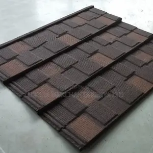 Coffee Brown Shingles Roofing Tiles