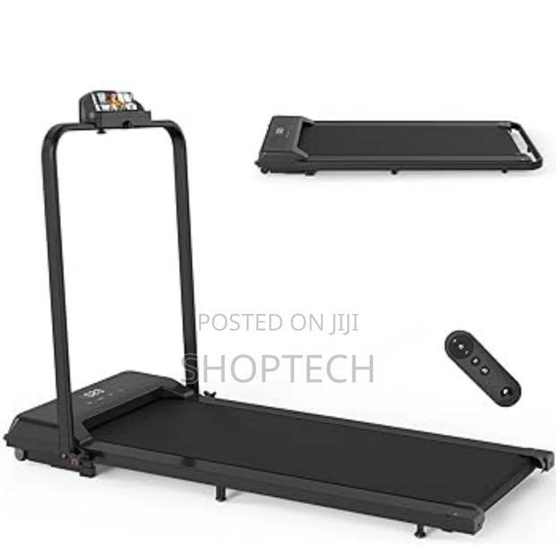Slim Foldable Treadmill For Walking And Running, Cardio Exercise