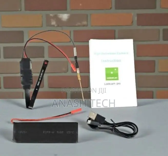 Mini Wireless Wifi Pin Hole Camera With ,Remote Monitoring for Home