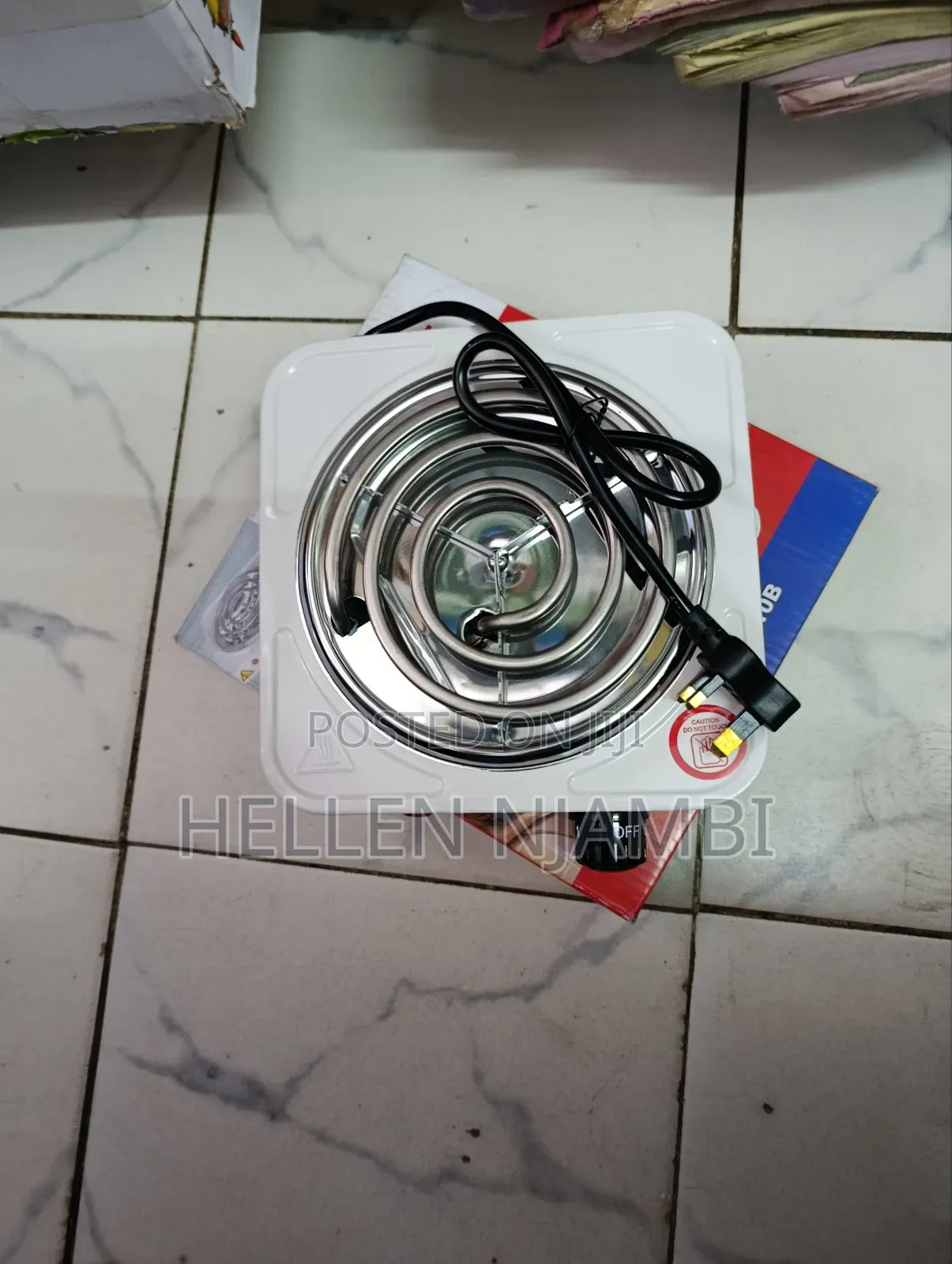 Single Spiral Electric Hotplate 1000watts