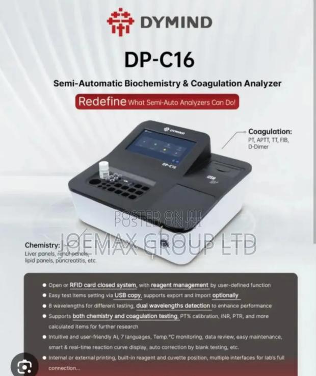 Semi Automated Biochemistry+ Coagulation Analyzer