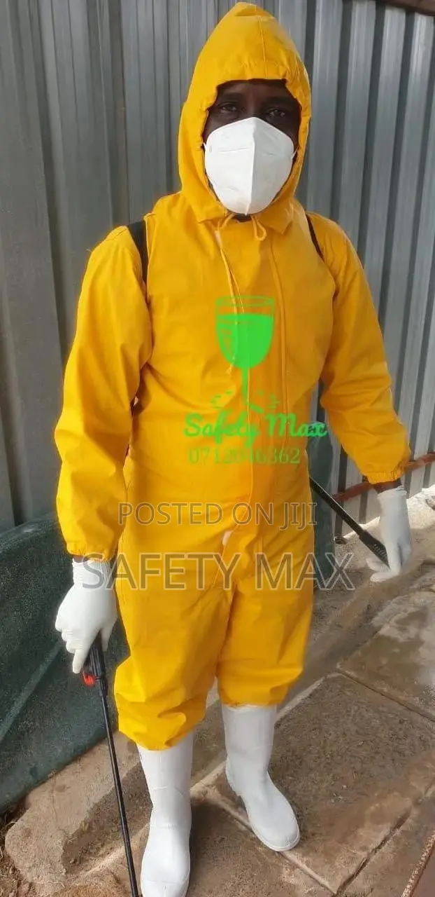 Yellow Overall Spray Suits