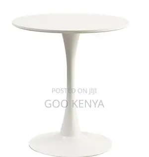 Home Table; Minimalist Dining Table – Wood-Style Frame With Marble Top