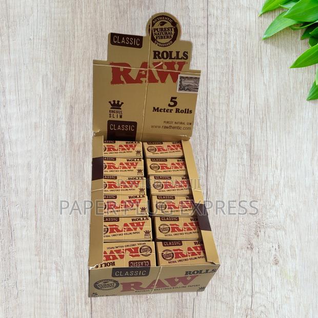 Raw Classic King Size Slim 5 Meter Rolls (Full Box)