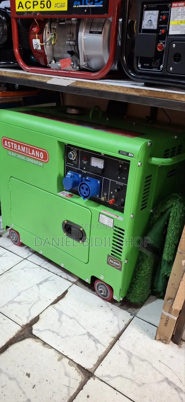 Astramilano Diesel Silent Generator 10.5kva Industrial