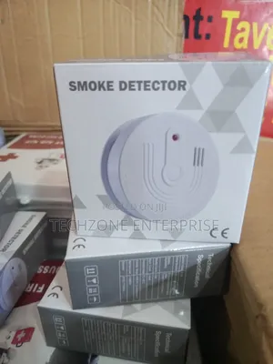 Smoke Detector Powered by Batteries 