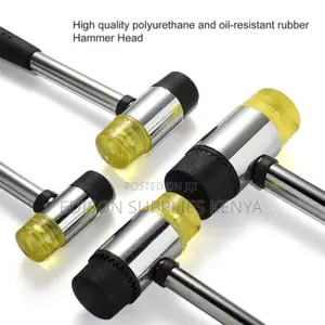 Soft Plastic Rubber Mallet Hammer Installation Hammer Steel Handle
