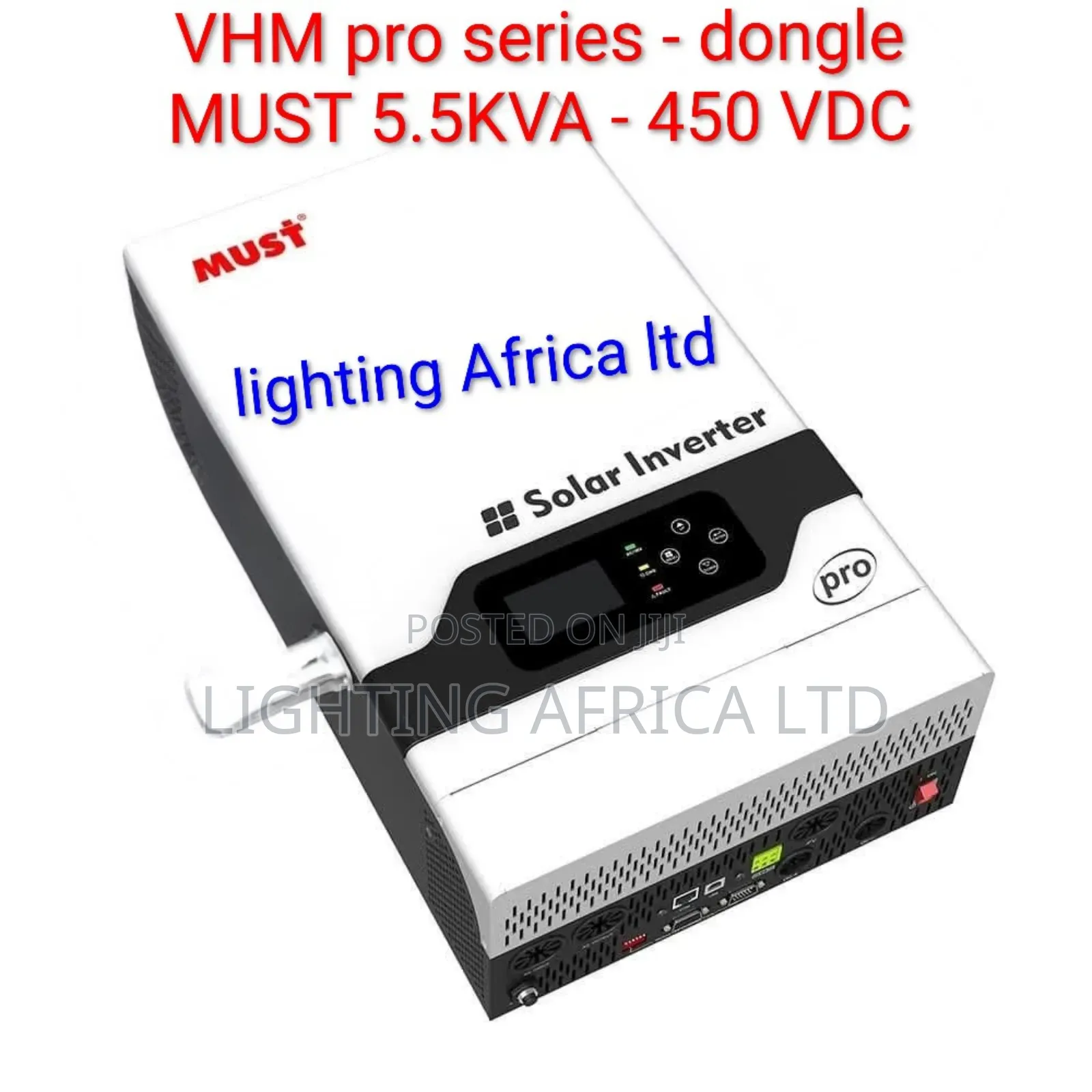 Must Hybrid 5.5kva - V48v (450 Voc) Pro Series - Inbuilt Dongle