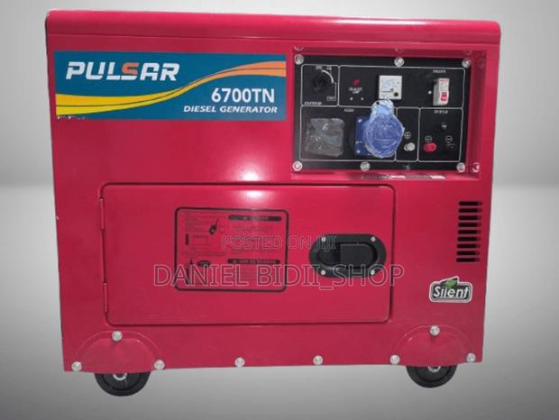 Diesel Silent Generator With Ats Dg6700tn-ats Pulsar 7kva - main view