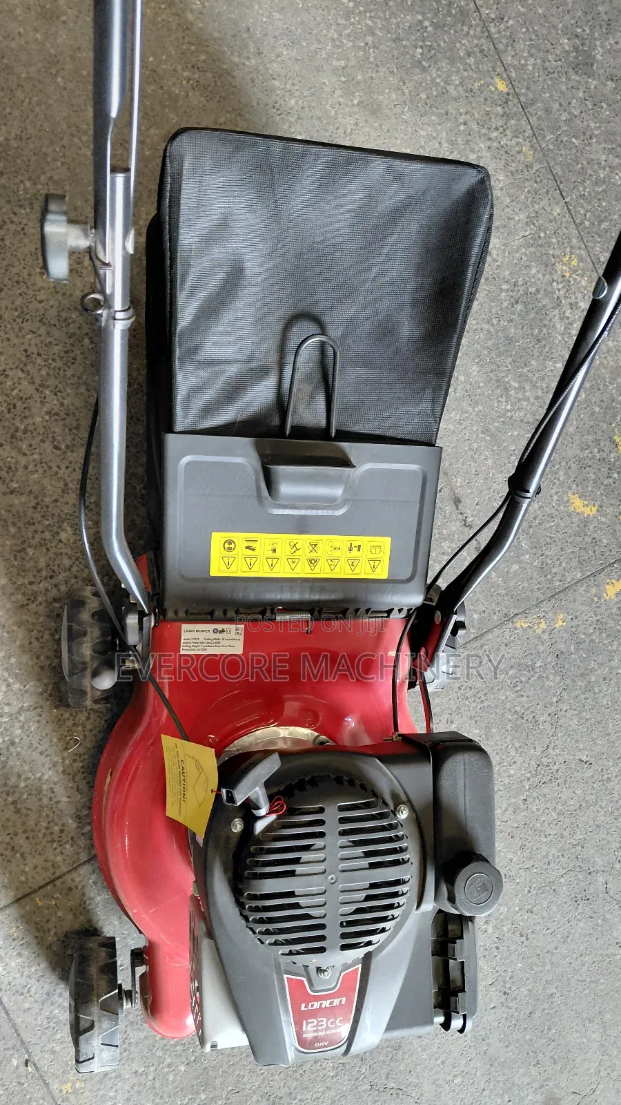 Loncin 123cc Petrol Lawn Mower Machine 16inch Blade.