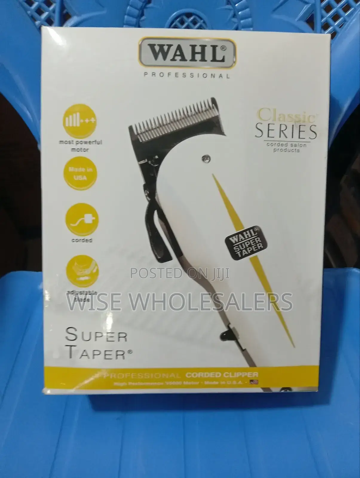 Wahl Super Taper Professional Corded Clipper,