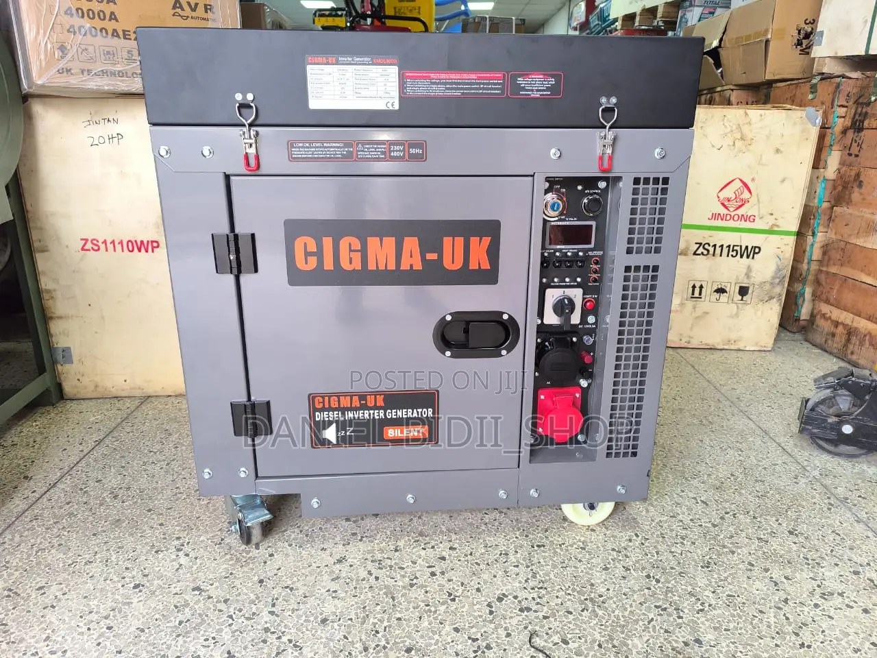 Diesel Silent Inverter Generator Cigma-uk 10kva Complete With Ats