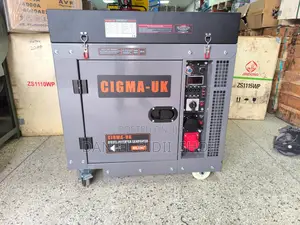 Diesel Silent Inverter Generator Cigma-uk 10kva Complete With Ats