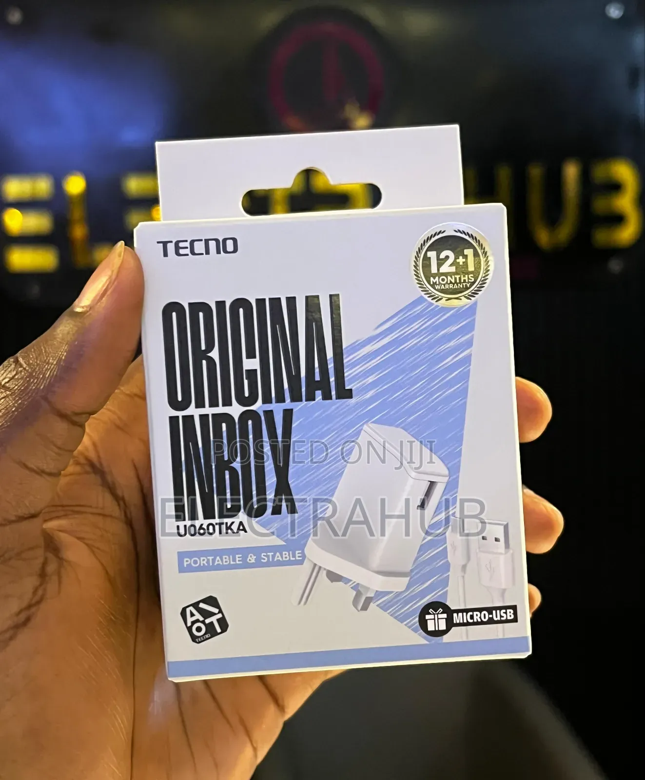 Tecno 10w Micro-Usb Brand New Sealed