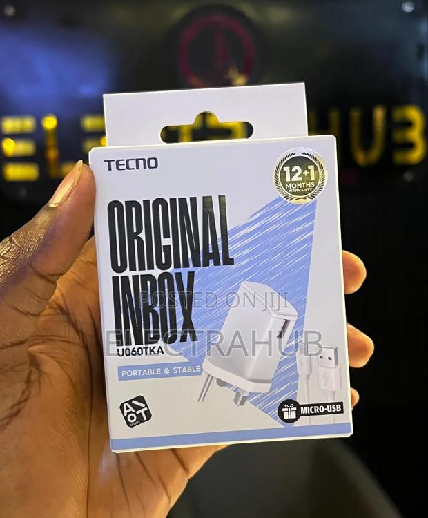 Tecno 10w Micro-Usb Brand New Sealed