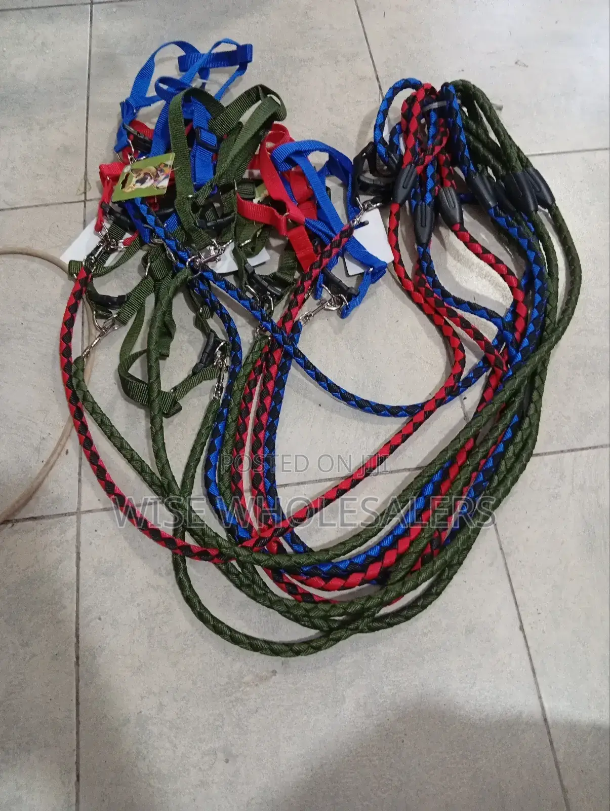 Dog Leash Harness With Collar
