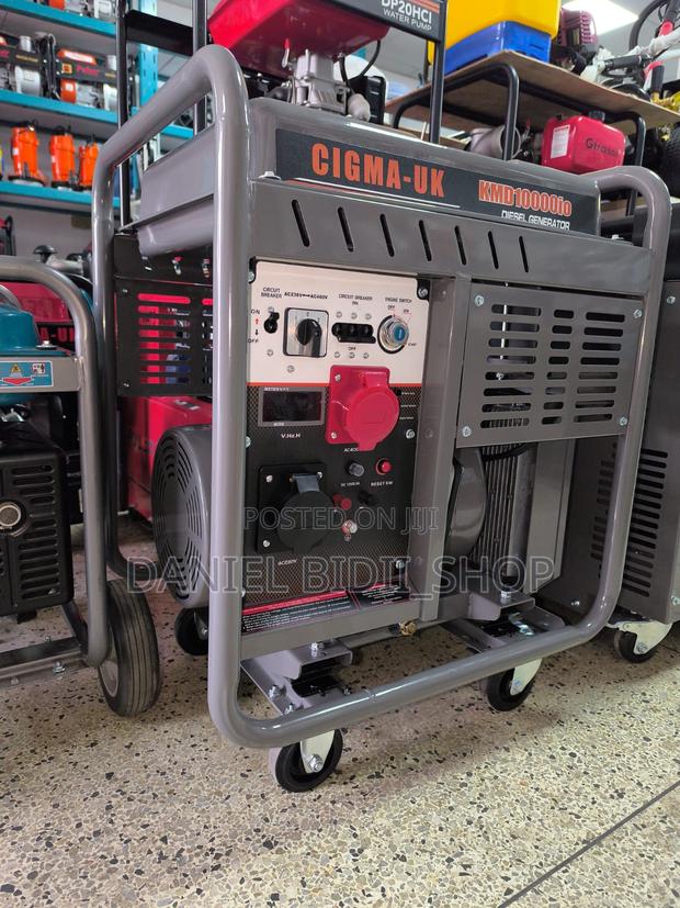 Diesel Inverter Open Type 9kva Cigma-uk (Dual Phase) (New Technology) - thumbnail 2