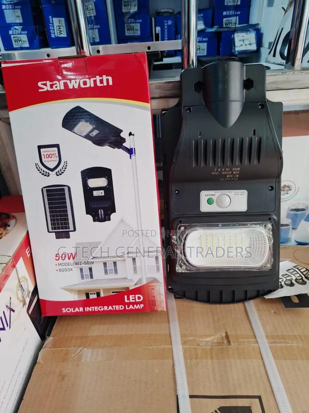 Starworth 50w Solar Integrated Street Led Light