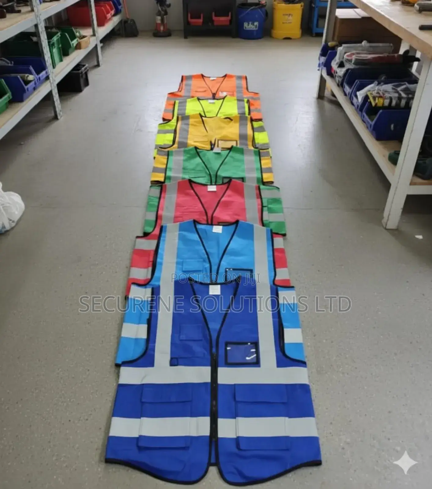 Quality Reflector Vests/Reflector Jackets With Zip & Pocket