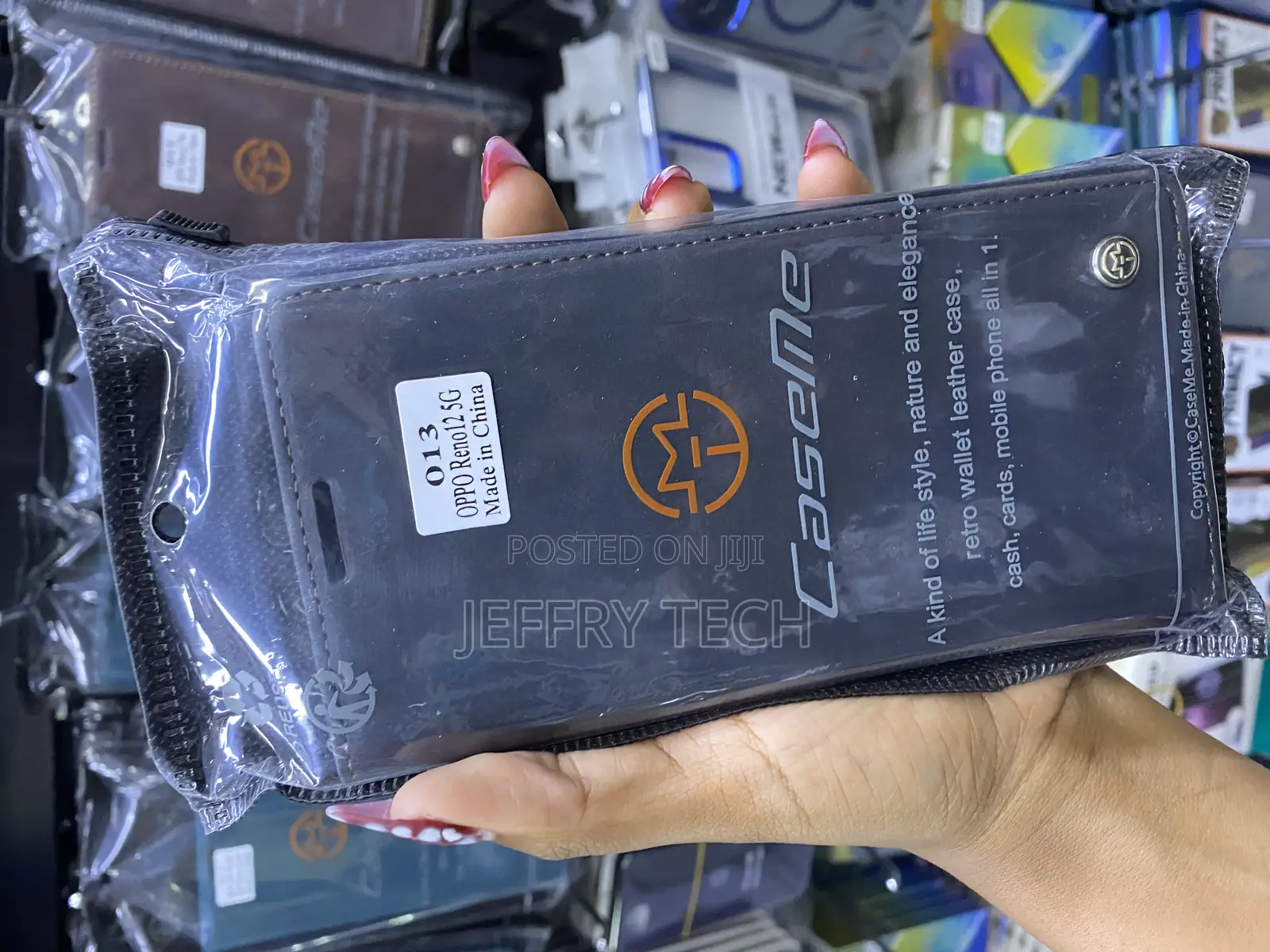 Sheeps Oppo Reno 12 5g Wallet Flip Casme Case With Card Slots