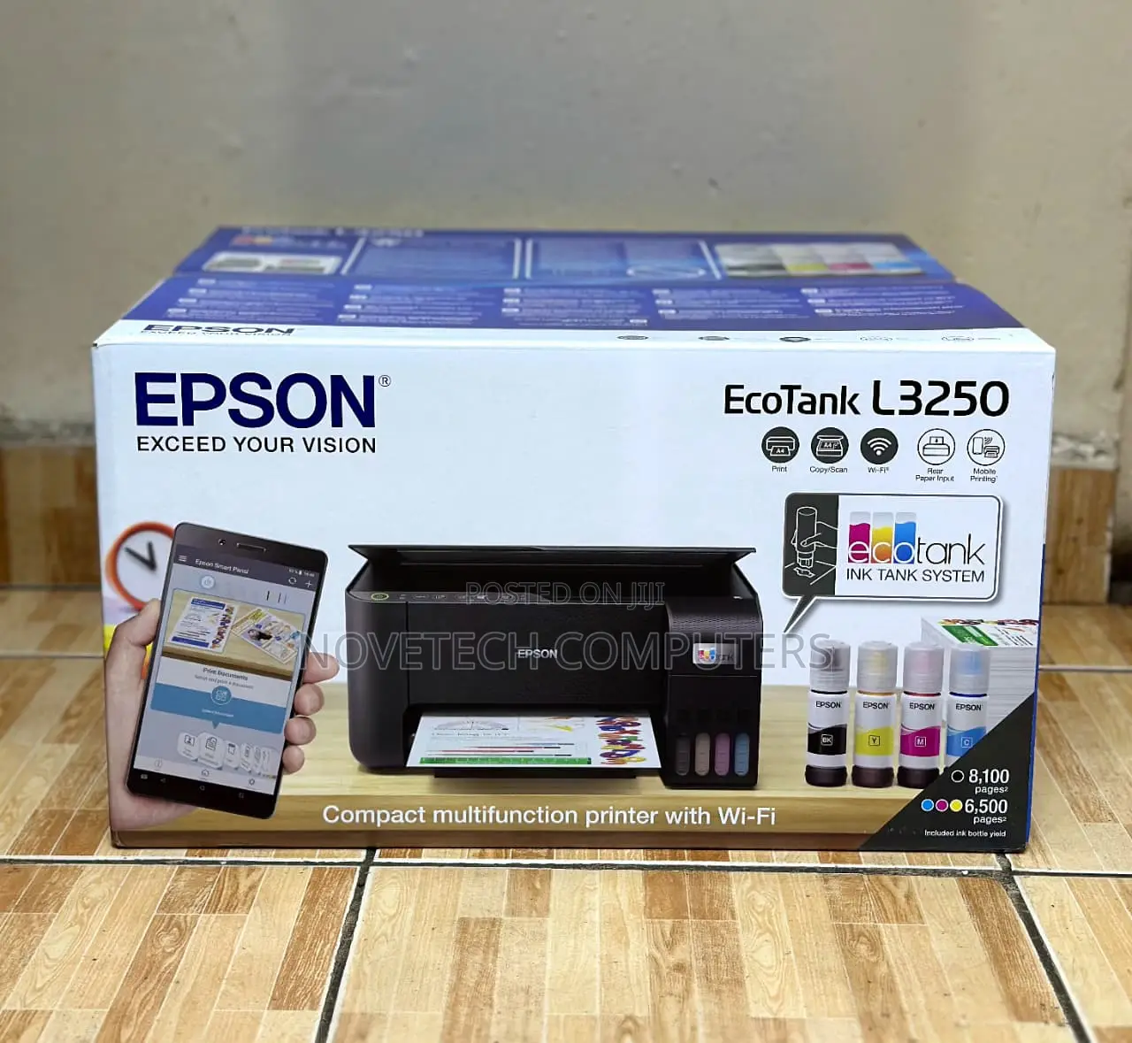 Epson L3250 Ecotank Wi-fi All-in-one Ink Tank Printer