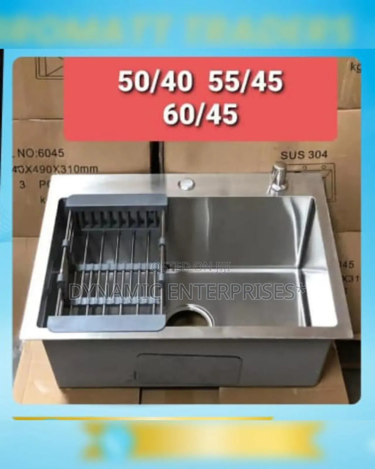 Single-Bowl Stainless Steel Kitchen Sink