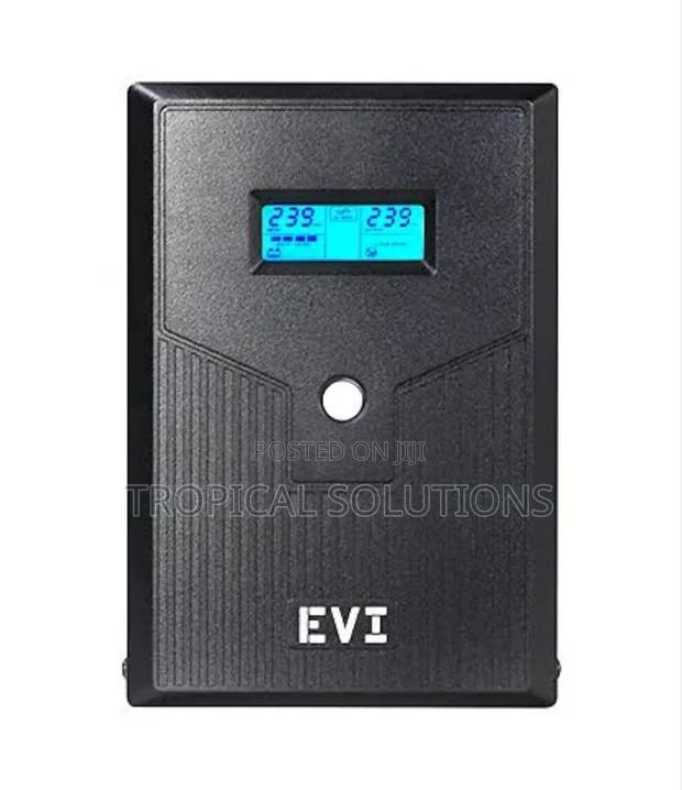 Evi 3000va /1800w Line Interactive Ups With 4 Universal Outlets. - thumbnail 2