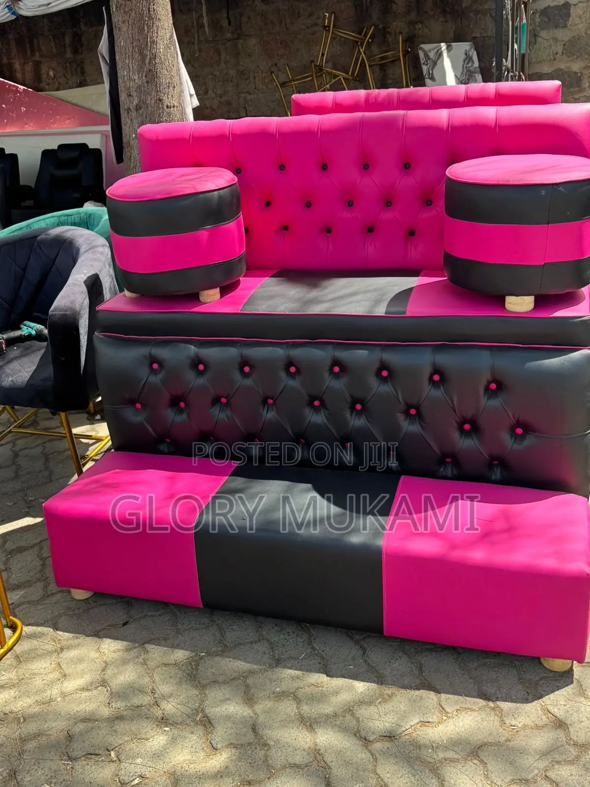 Pink Pedicure Sofa