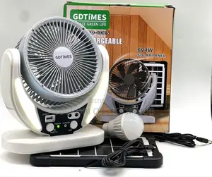 Gdtimes Rechargeable Solar Fan , Model D-8025.