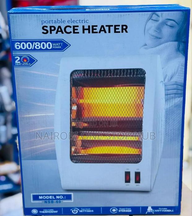 Portable Electric Space Heater 600/800 Wats