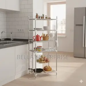 Pot /Storage Rack Steel 5 Layer
