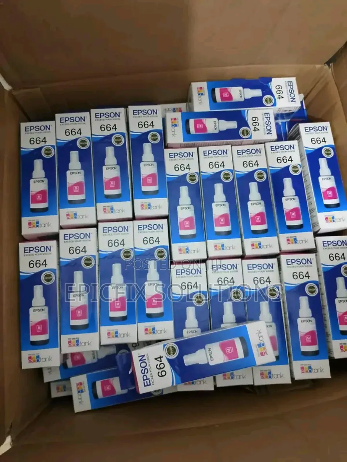 664 Epson Printer Original Inks for L850/805/382/380 Available