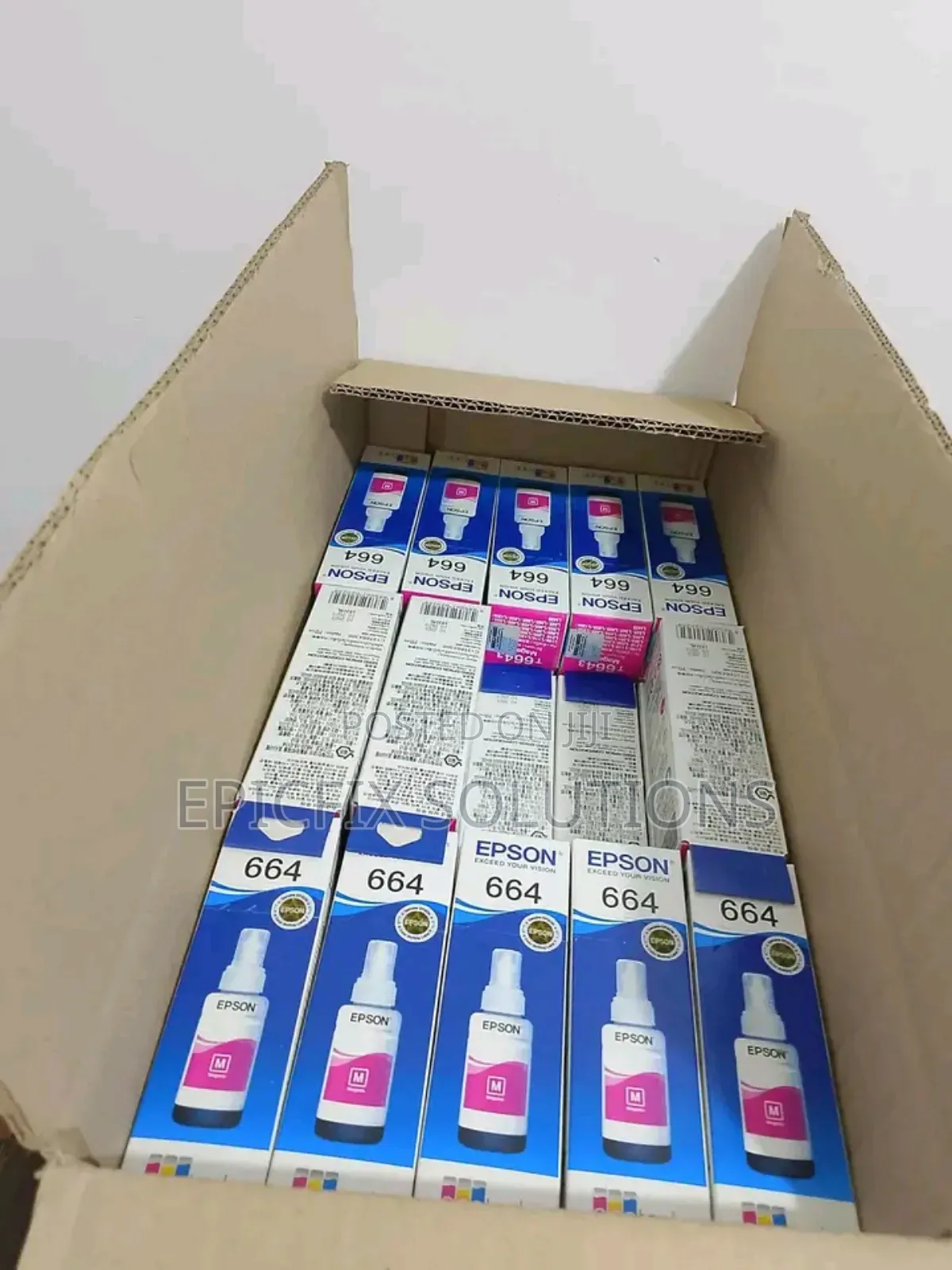 664 Epson Printer Original Inks for L850/805/382/380 Available