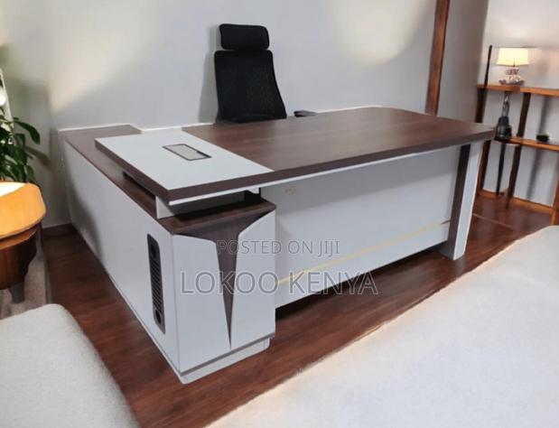 Office Desk; Executive 1.6 M L Shaped Director's Office Desk